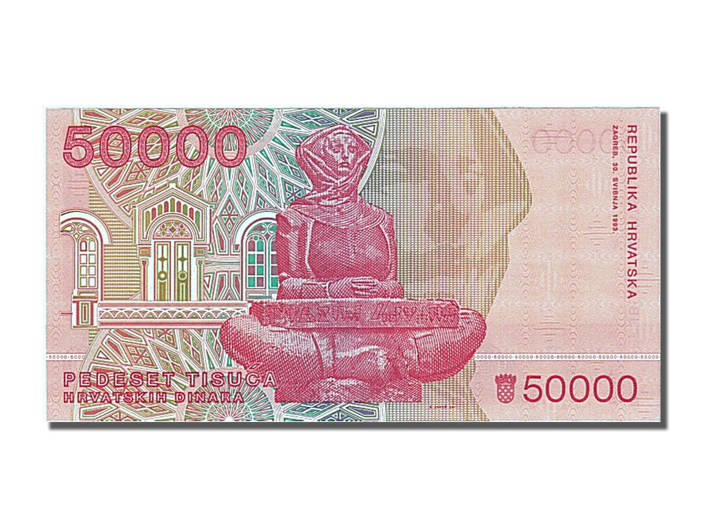 Banknote, Croatia, 50,000 Dinara, 1993, 1993-05-30, UNC(65-70)