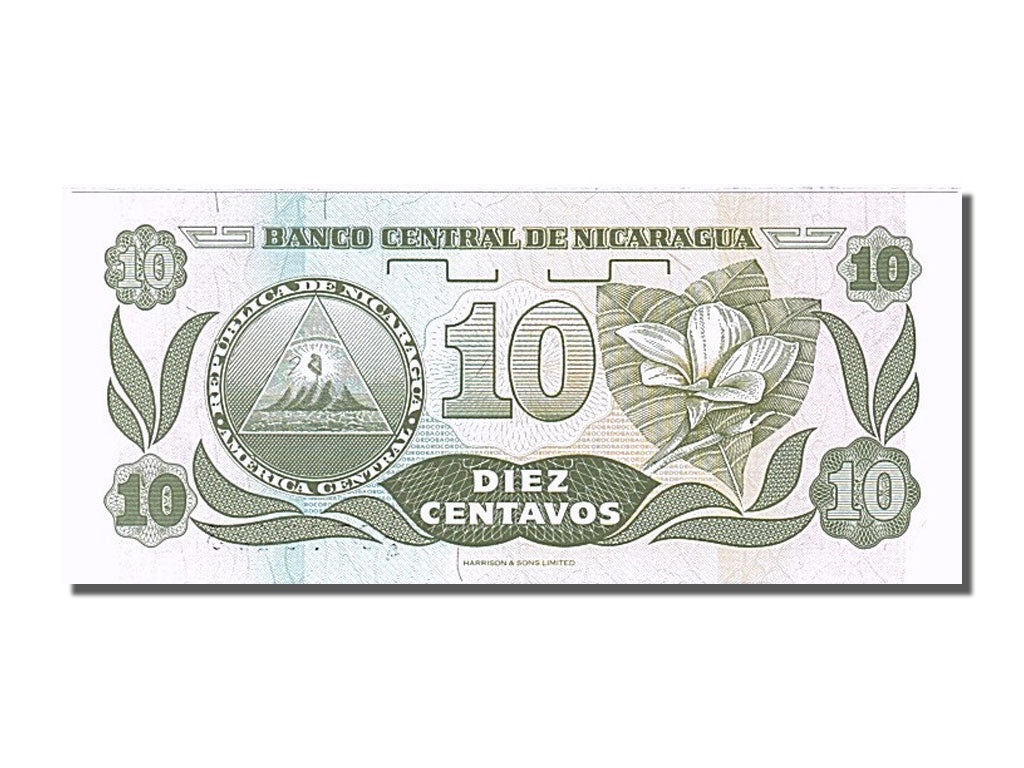 Geldschein, Nicaragua, 10 Centavos, 1990, UNZ