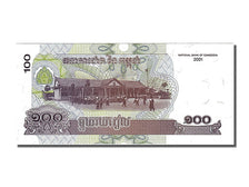 Banknot, Kambodża, 100 Riels, 2001, UNC(65-70)