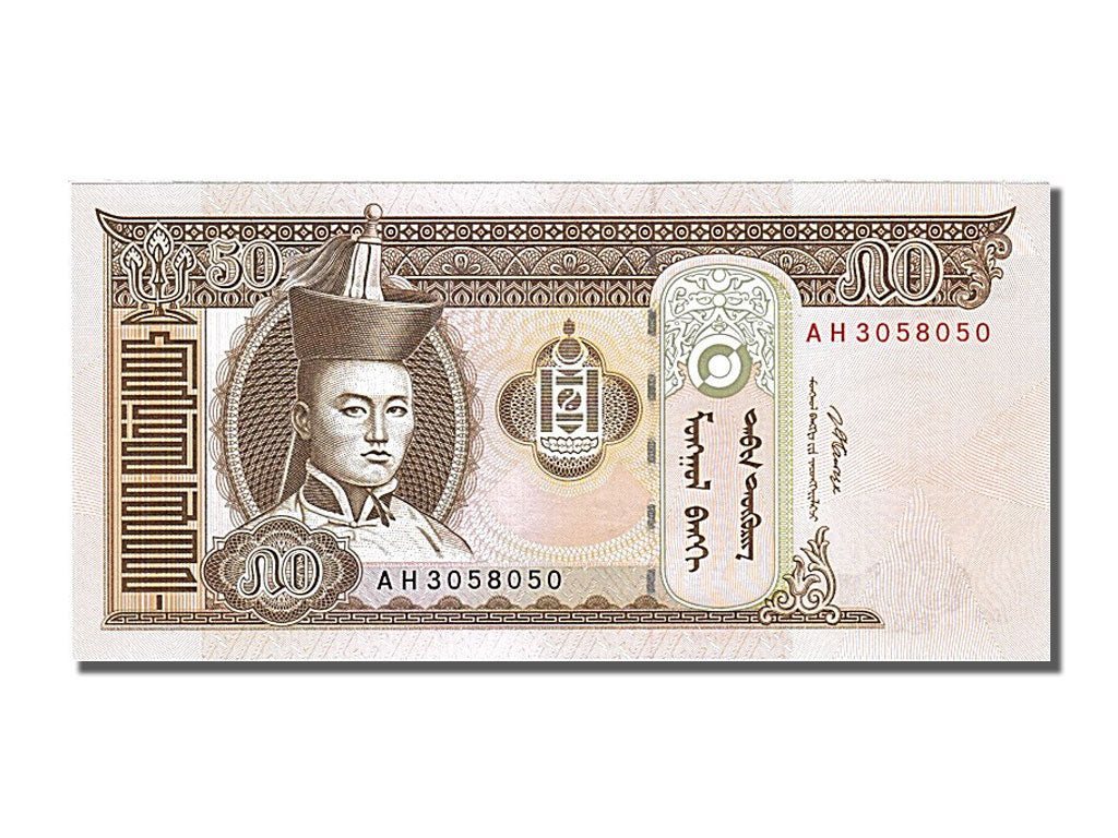 Banconote, Mongolia, 50 Tugrik, 2008, FDS