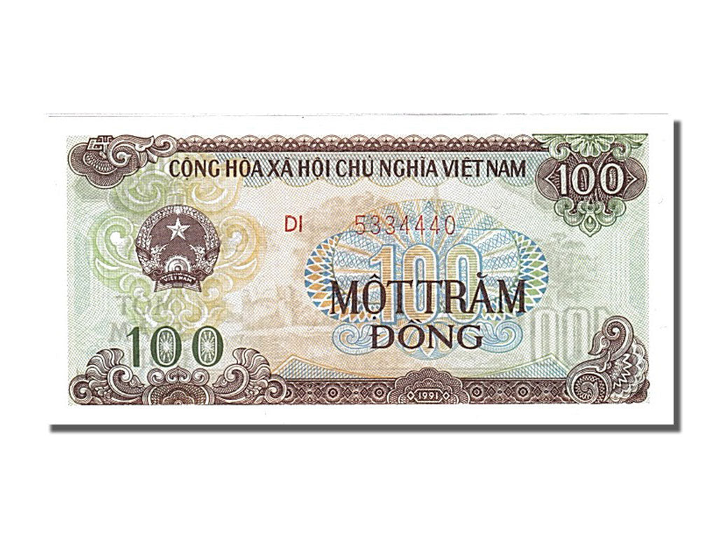 Billet, Viet Nam, 100 Dông, 1991, NEUF
