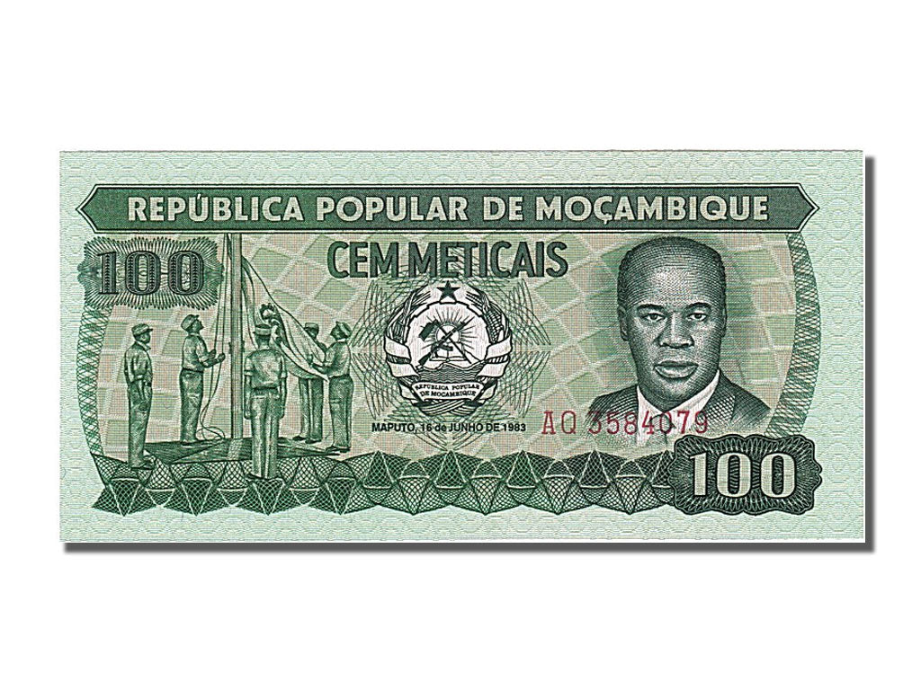 Banknote, Mozambique, 100 Meticais, 1983, 1983-06-16, UNC(65-70)