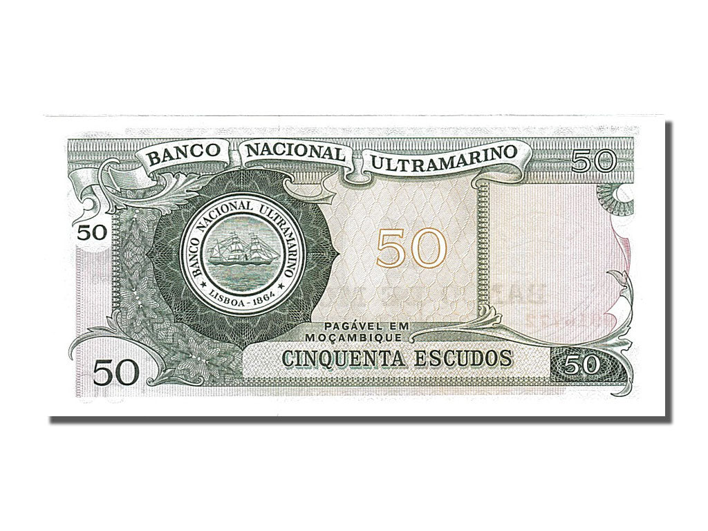 Banknote, Mozambique, 50 Escudos, 1970, 1970-10-27, UNC(65-70)