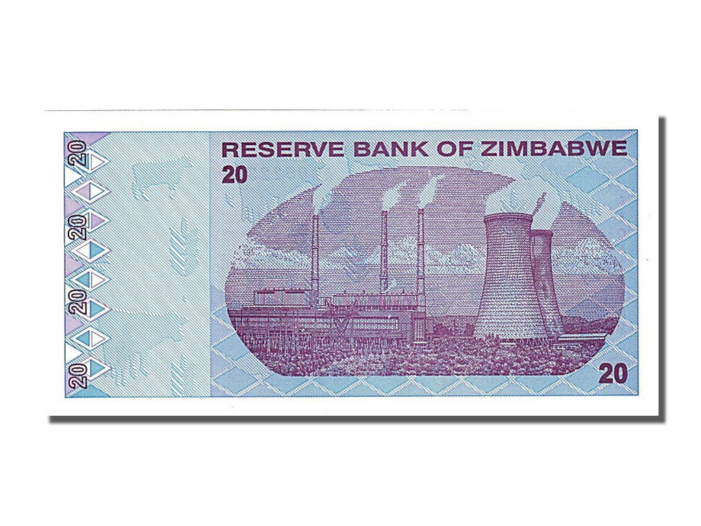 Banknote, Zimbabwe, 20 Dollars, 2009, 2009-02-02, UNC(65-70)