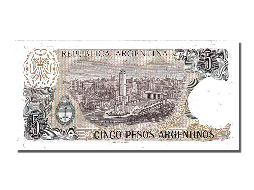 Banconote, Argentina, 5 Pesos Argentinos, 1983, FDS