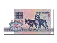 Banconote, Bielorussia, 5 Rublei, 1992, FDS
