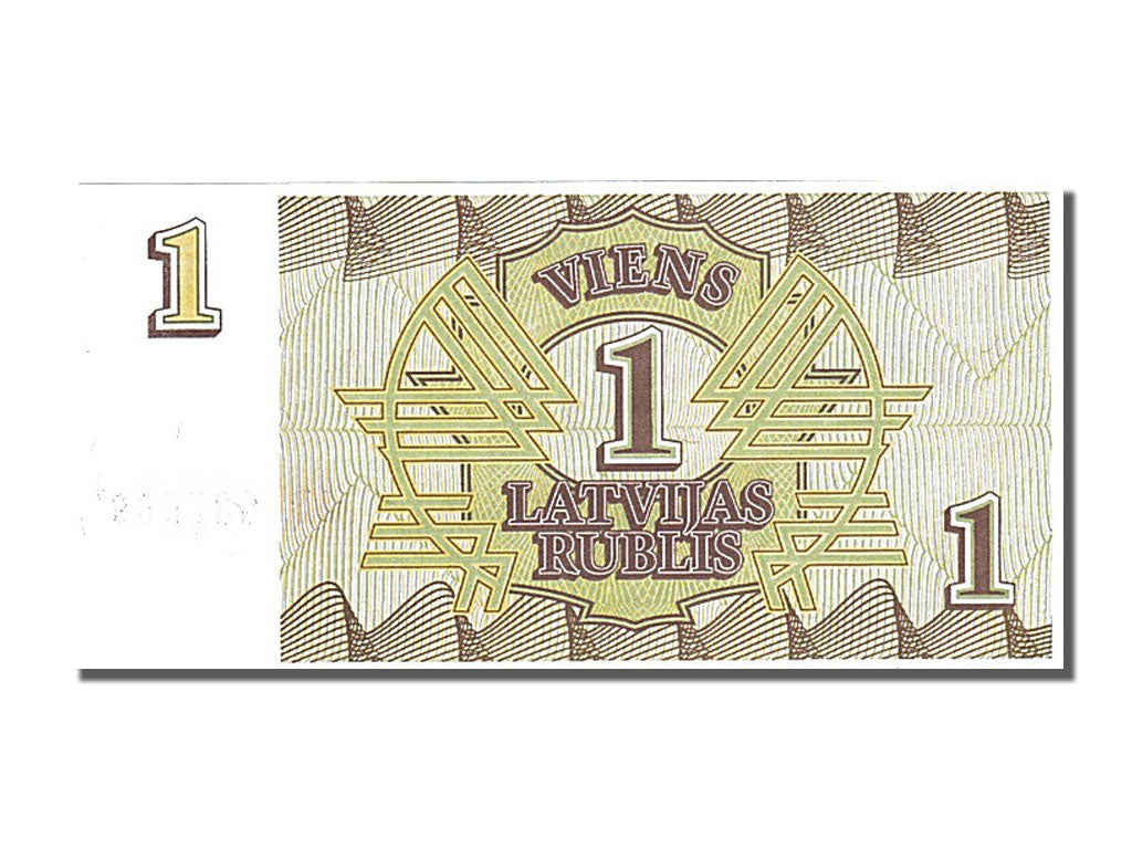 Geldschein, Latvia, 1 Rublis, 1992, UNZ