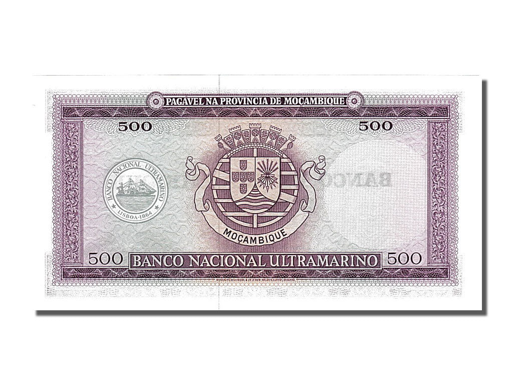 Banknote, Mozambique, 500 Escudos, 1967, 1967-03-22, UNC(65-70)