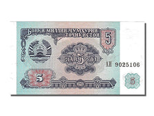 Banknot, Tadżykistan, 5 Rubles, 1994, UNC(65-70)
