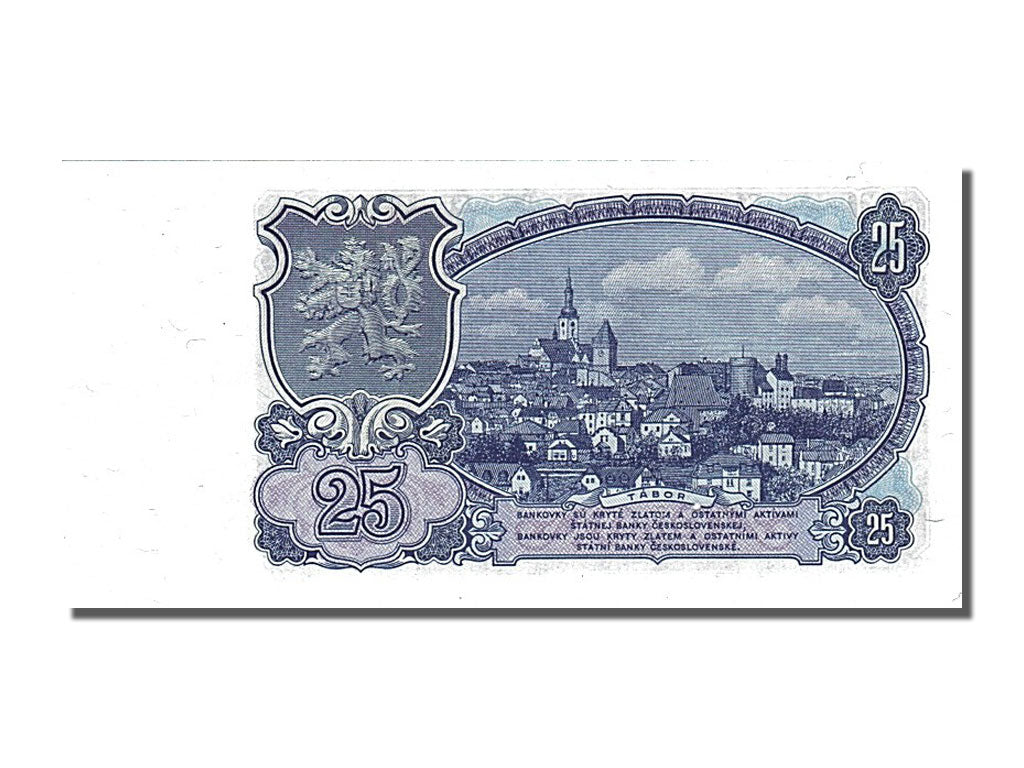 Banknote, Czechoslovakia, 25 Korun, 1953, UNC(65-70)