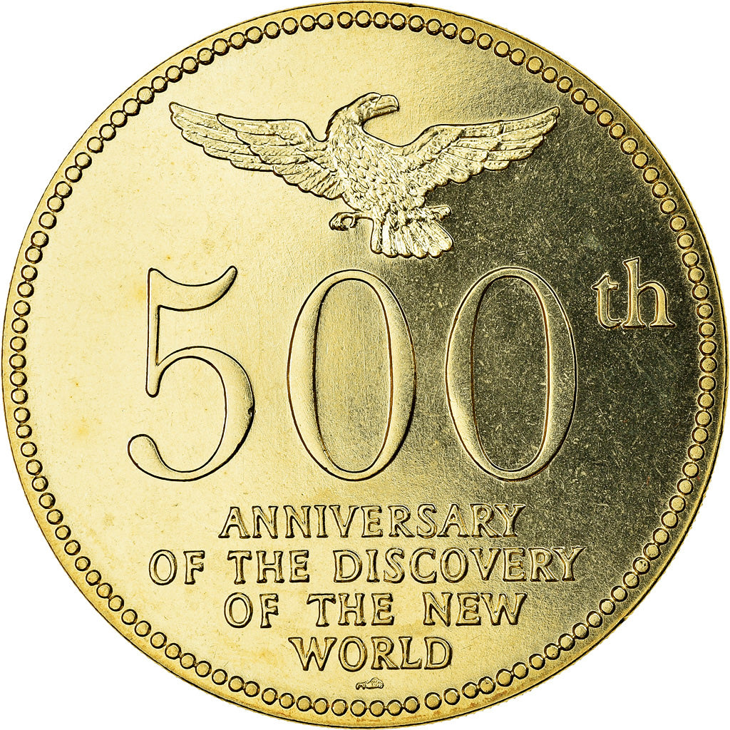 Stati Uniti d'America, medaglia, 500ème Anniversaire de la Découverte de