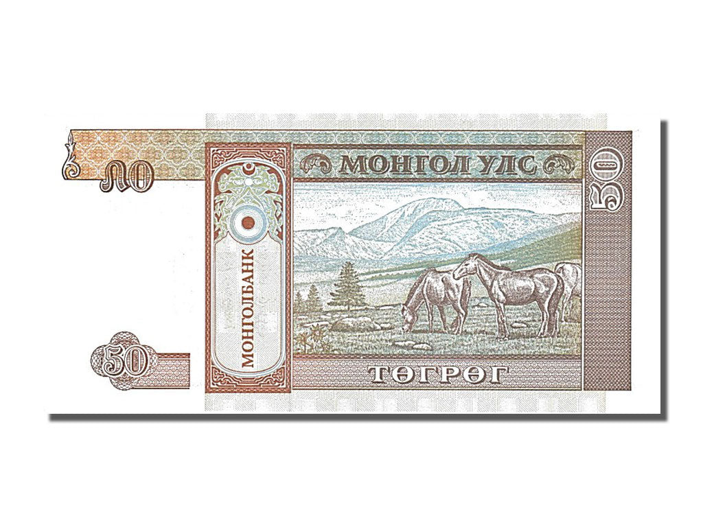 Geldschein, Mongolei, 50 Tugrik, UNZ