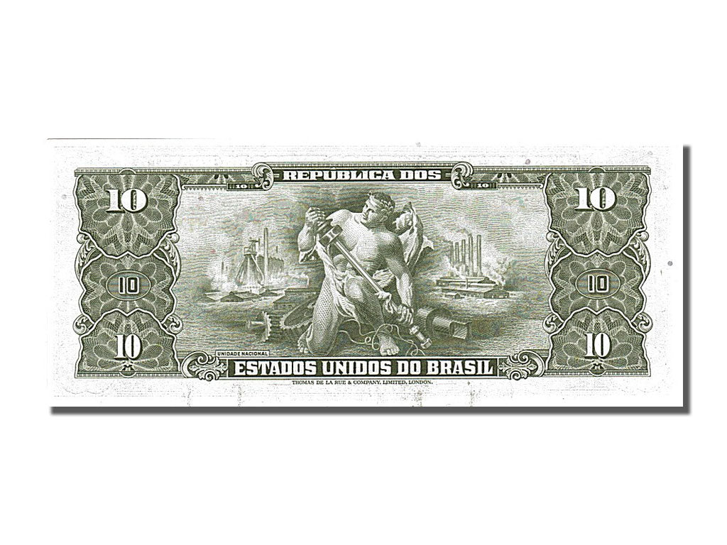 Banknote, Brazil, 1 Centavo on 10 Cruzeiros, 1967, UNC(65-70)