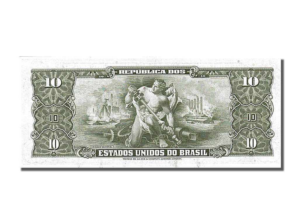 Banknote, Brazil, 1 Centavo on 10 Cruzeiros, 1967, UNC(65-70)