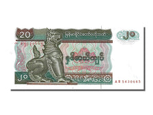 Banknot, Myanmar, 20 Kyats, 1991, UNC(65-70)