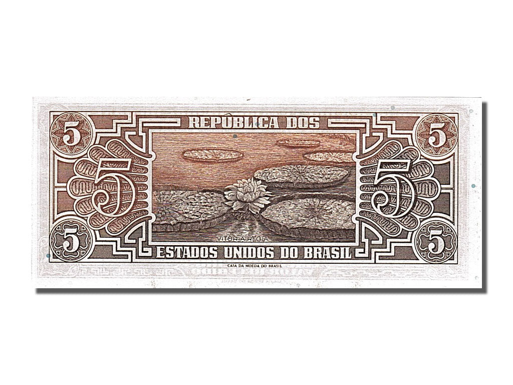Banknote, Brazil, 5 Cruzeiros, 1961, UNC(65-70)
