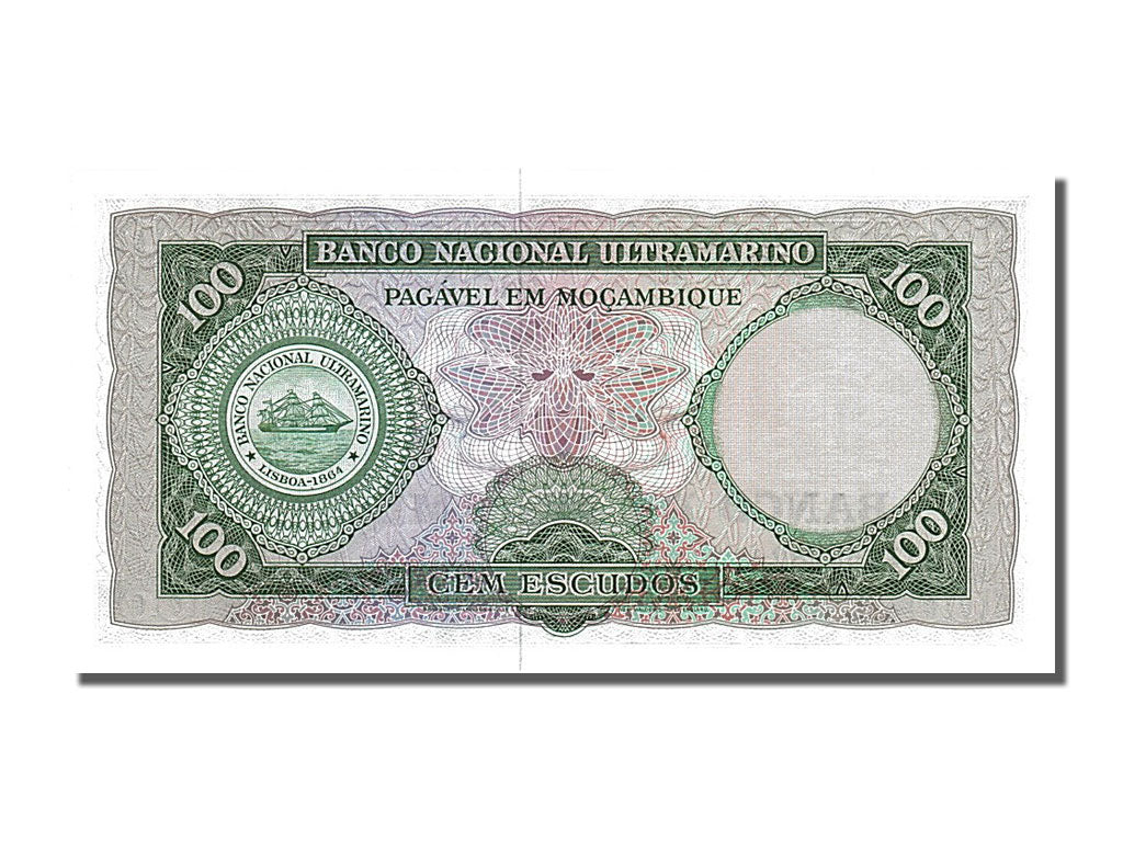 Banknote, Mozambique, 100 Escudos, 1961, 1961-03-27, UNC(65-70)