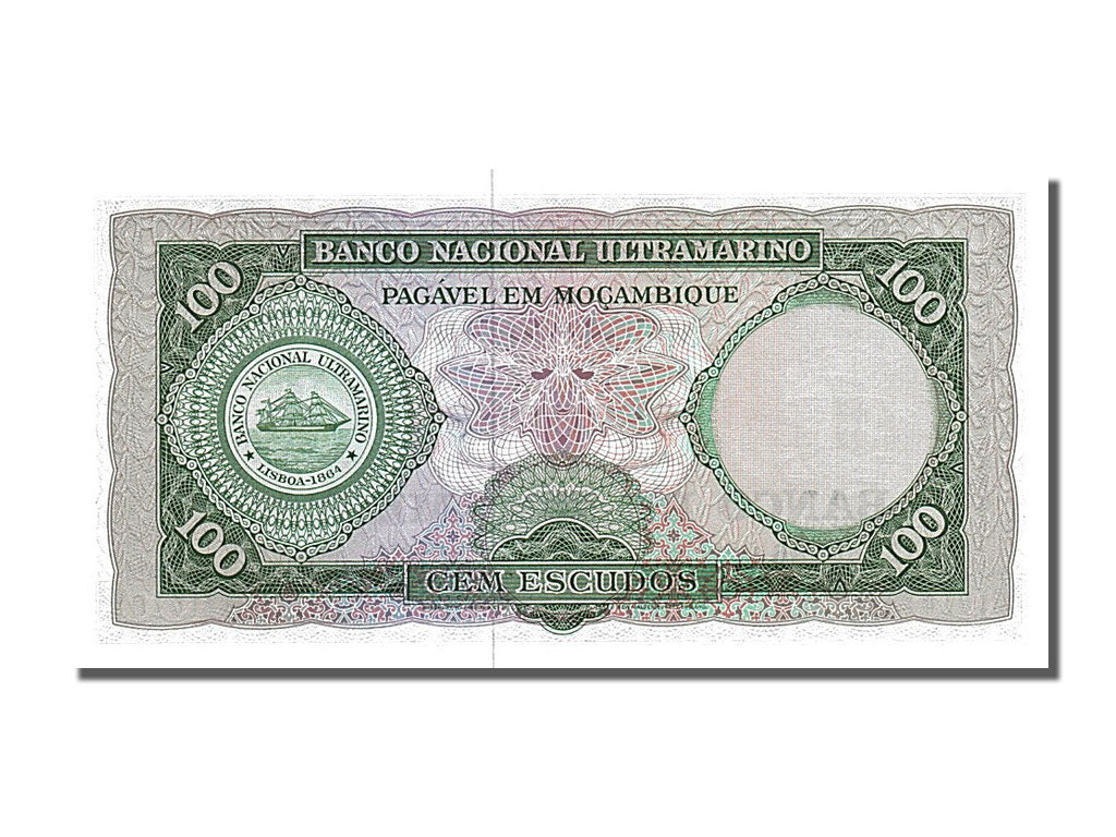 Banknote, Mozambique, 100 Escudos, 1961, 1961-03-27, UNC(65-70)