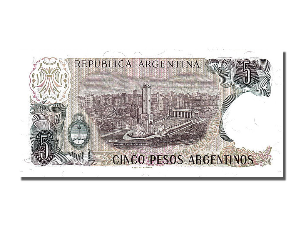 Banknote, Argentina, 5 Pesos Argentinos, 1983, UNC(65-70)