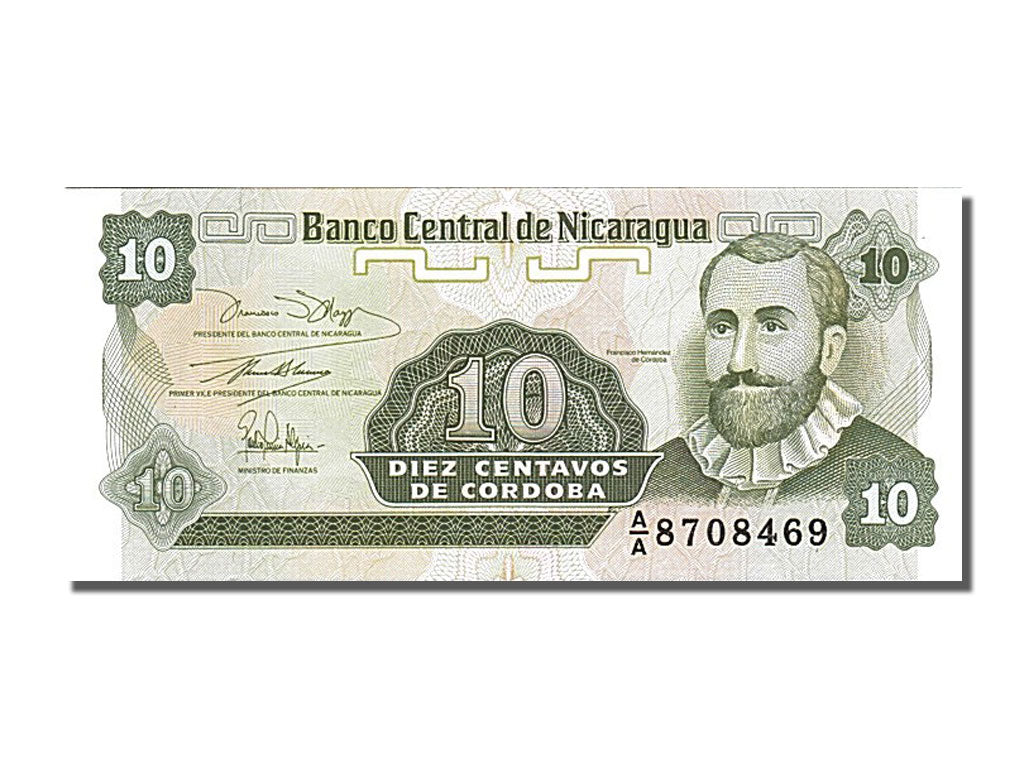Banknote, Nicaragua, 10 Centavos, 1991, UNC(65-70)