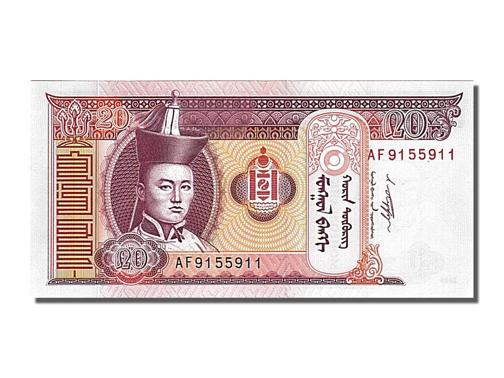 Banknote, Mongolia, 20 Tugrik, 2009, UNC(65-70)