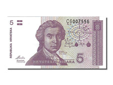 Banknote, Croatia, 5 Dinara, 1991, 1991-10-08, UNC(65-70)