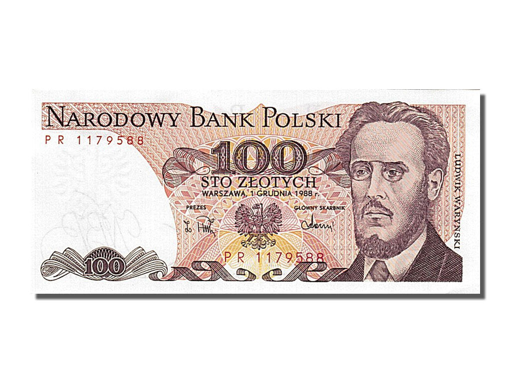 Banknote, Poland, 100 Zlotych, 1988, 1988-05-01, UNC(65-70)