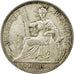 French Indochina, 20 Cents, 1928, Paris, Silver, EF(40-45), Lecompte:228