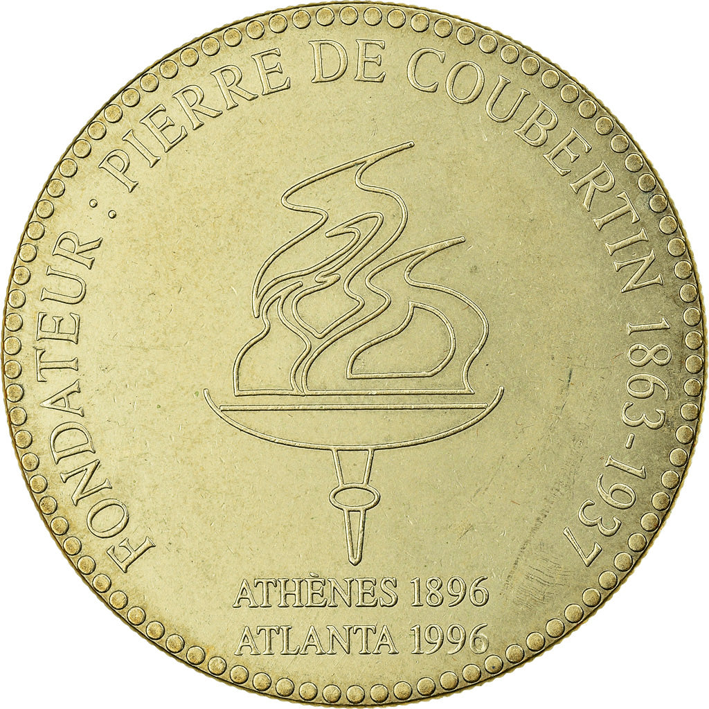 Francia, medalla, 100ème Anniversaire des Jeux Olympiques, P. de Coubertin