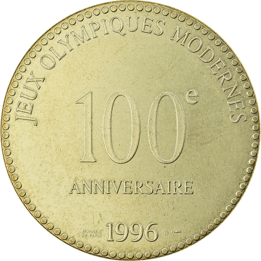Francia, medalla, 100ème Anniversaire des Jeux Olympiques, P. de Coubertin