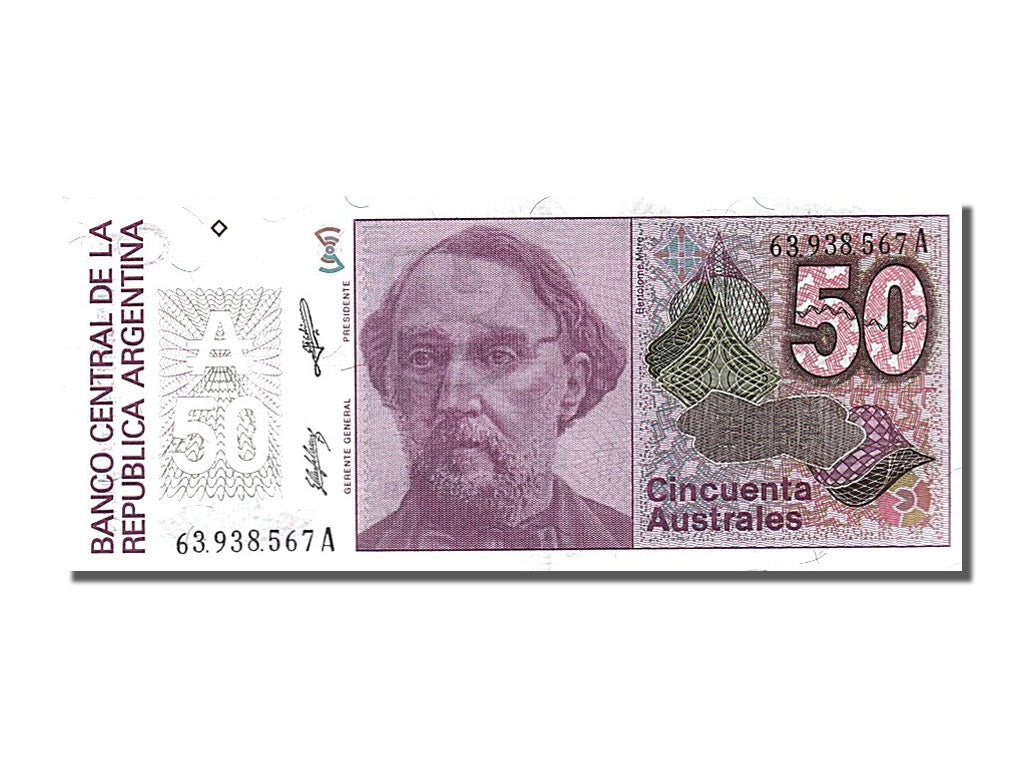 Banknot, Argentina, 50 Australes, 1986, UNC(65-70)