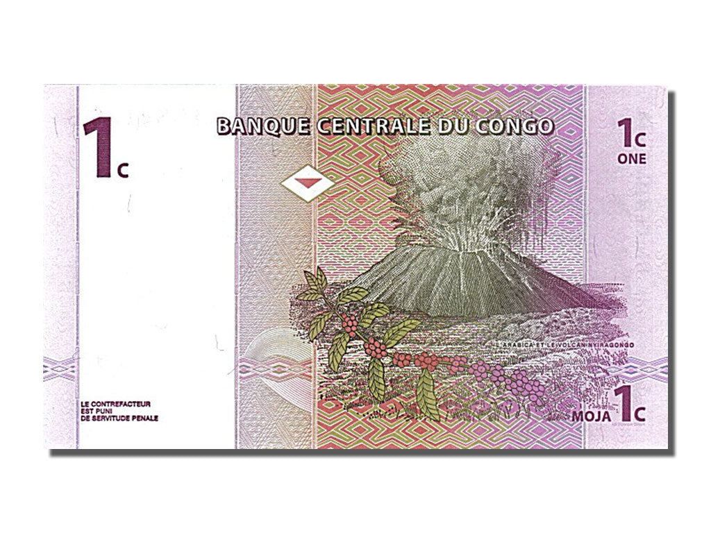 Banknote, Congo Democratic Republic, 1 Centime, 1997, 1997-11-01, UNC(65-70)