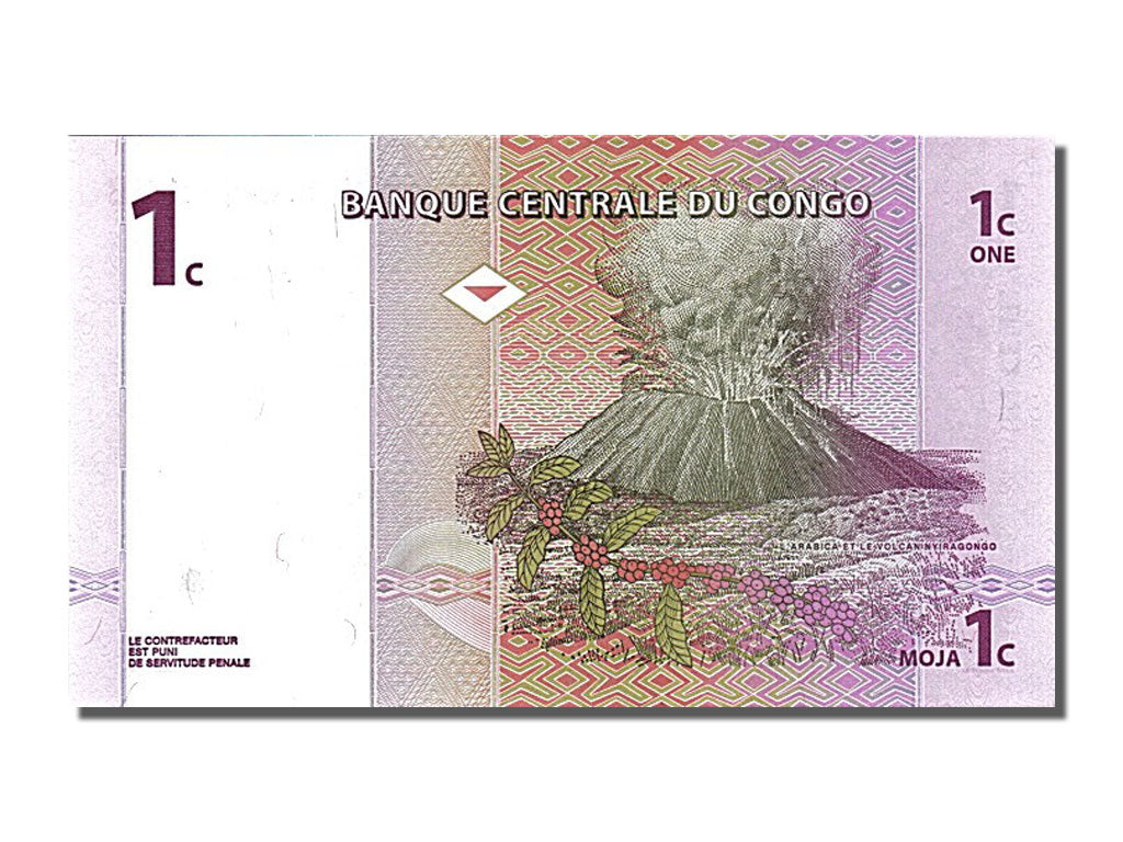 Banknote, Congo Democratic Republic, 1 Centime, 1997, 1997-11-01, UNC(65-70)