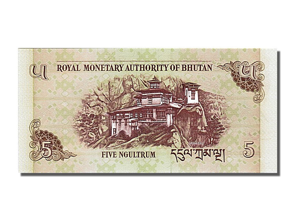 Banknot, Bhutan, 5 Ngultrum, 2006, UNC(65-70)