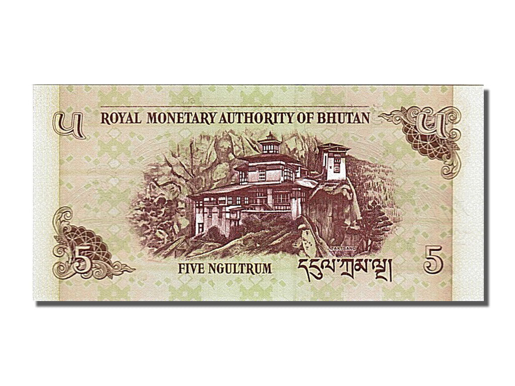 Banknot, Bhutan, 5 Ngultrum, 2006, UNC(65-70)