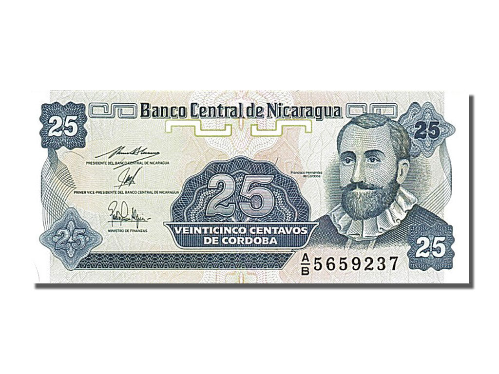 Banknot, Nicaragua, 25 Centavos, UNC(65-70)