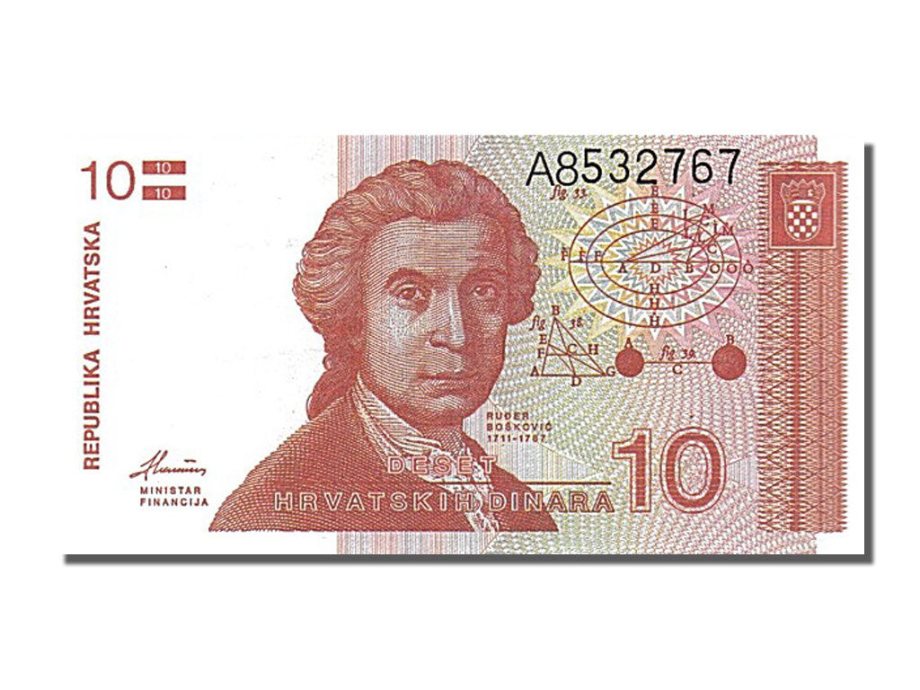 Banknote, Croatia, 10 Dinara, 1991, 1991-10-08, UNC(65-70)