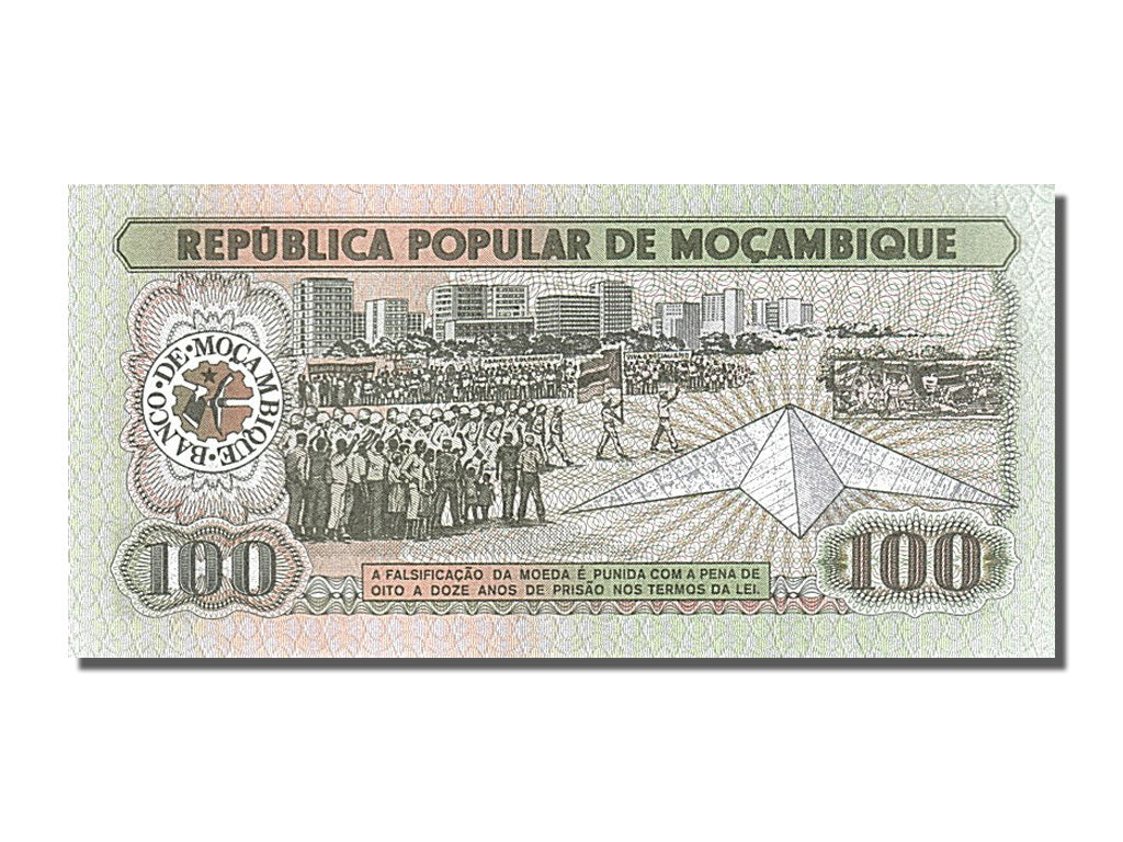 Banknot, Mozambik, 100 Meticais, 1980, 1980-06-16, UNC(65-70)