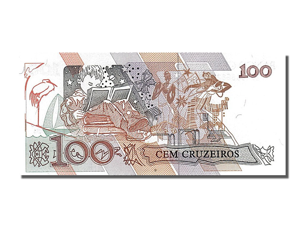 Banknote, Brazil, 100 Cruzeiros, 1990, UNC(65-70)