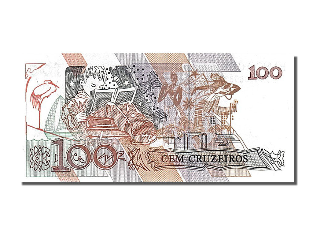 Banknote, Brazil, 100 Cruzeiros, 1990, UNC(65-70)