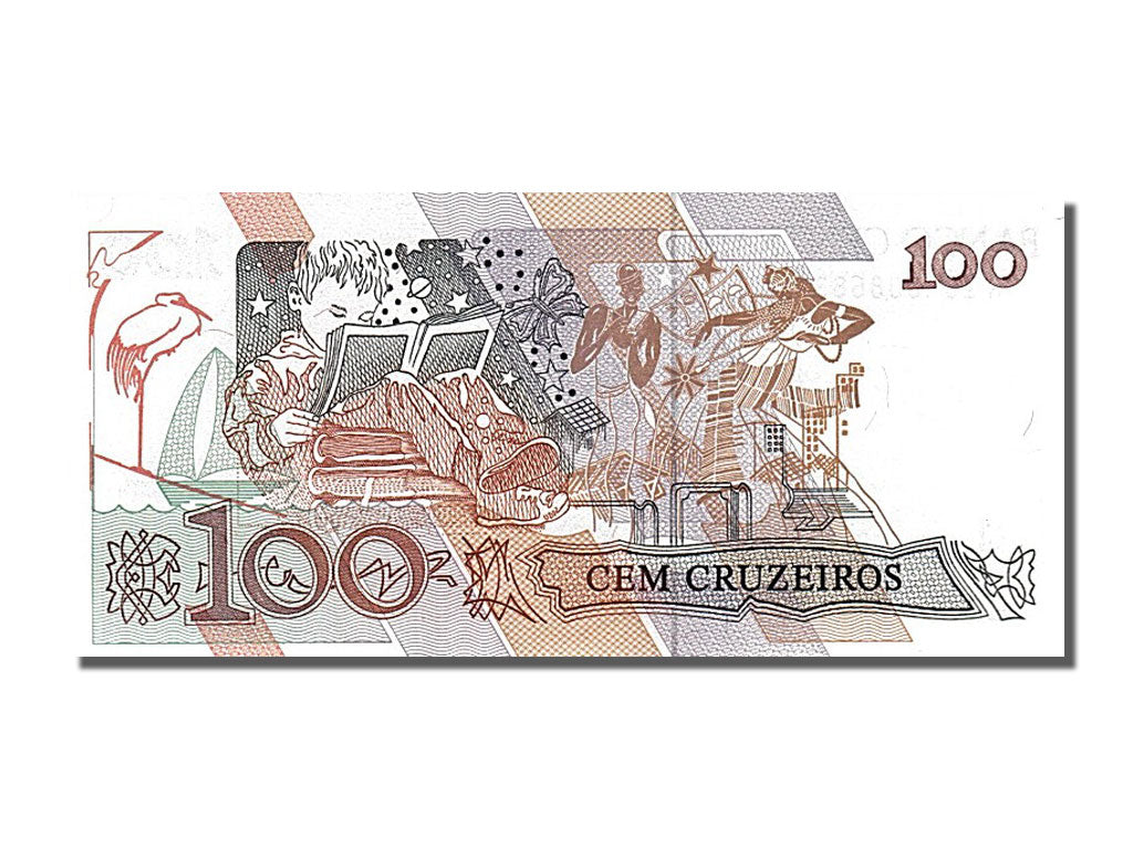 Banknote, Brazil, 100 Cruzeiros, 1990, UNC(65-70)
