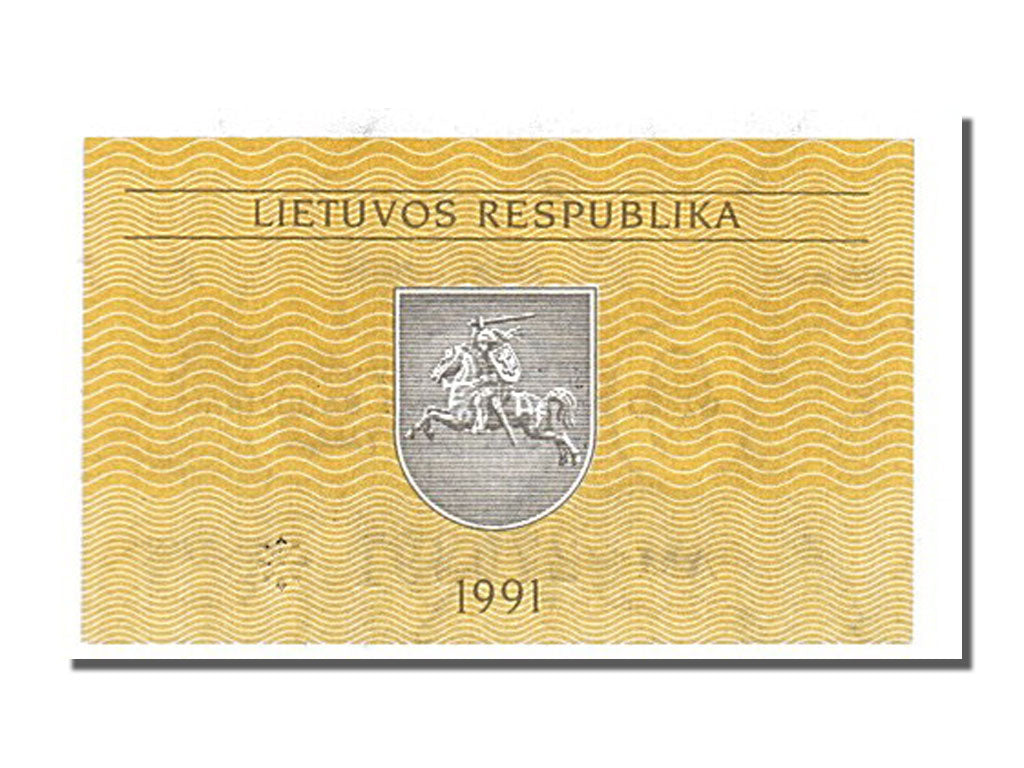 Biljet, Lithouwen, 0.20 Talonas, 1991, NIEUW