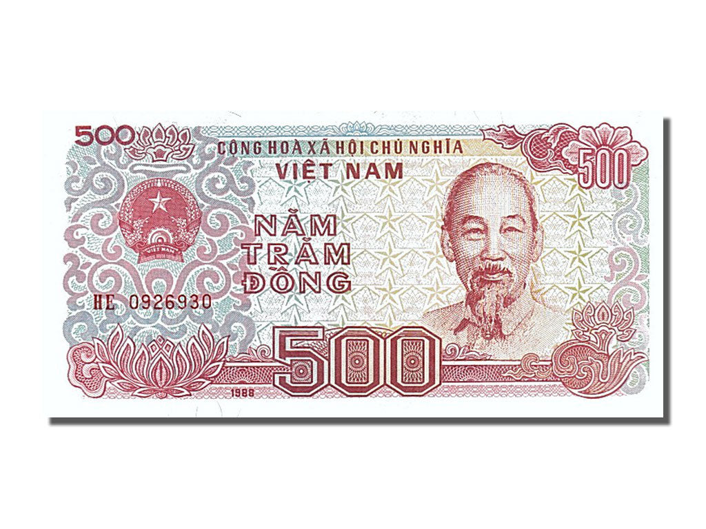 Banknot, Wiet Nam, 500 Dông, 1988, UNC(65-70)