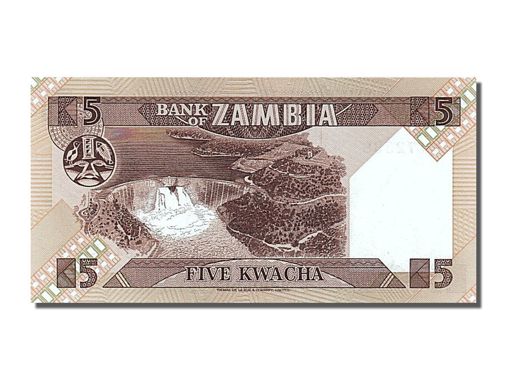 Banknote, Zambia, 5 Kwacha, 1980, UNC(65-70)