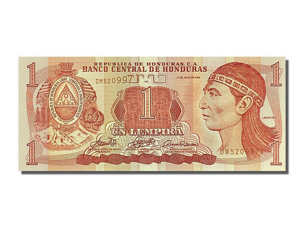 Banknote, Honduras, 1 Lempira, 2006, 2006-07-13, UNC(65-70)