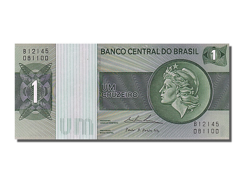 Banknote, Brazil, 1 Cruzeiro, 1975, UNC(65-70)