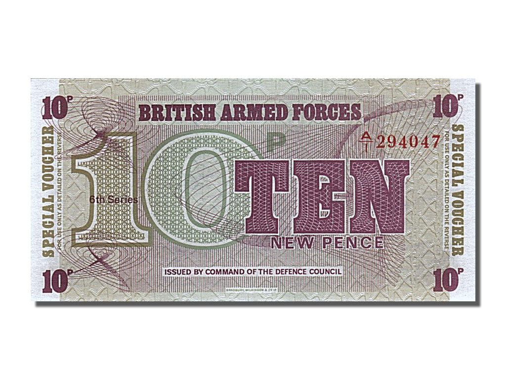 Banknote, Great Britain, 10 New Pence, 1972, UNC(65-70)