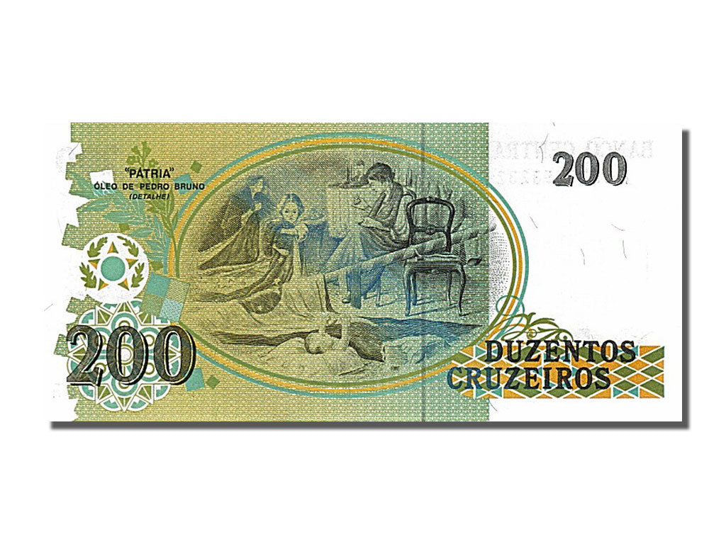 Banknote, Brazil, 200 Cruzeiros, 1990, UNC(65-70)