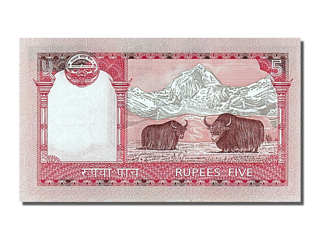Banconote, Nepal, 5 Rupees, 2002, FDS