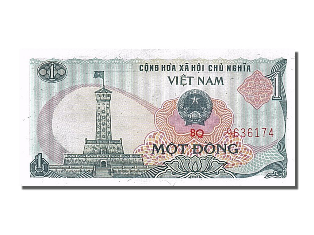 Banknote, Viet Nam, 1 D<ox>ng, 1985, UNC(65-70)